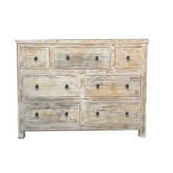 Handcrafted carved solid wood indian furniture door sideboard 150x45x86cm