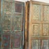 Vintage Carved Handmade Rustic Farmhouse Barn Door Sliding Door Bedroom Door Blue 100x220Cm