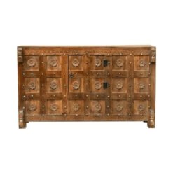 Hand Carved Furniture Solid Wood Damchiya Sideboard