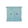 Hand Carved Indian Solid Wood Cabinet White 100x40x90
