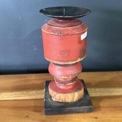 Candle Stand Red Small 10x10x21cm