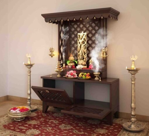 Wooden customized handmade designer mandir - Image 2