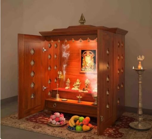 Large handmade wooden customized 2-step temple