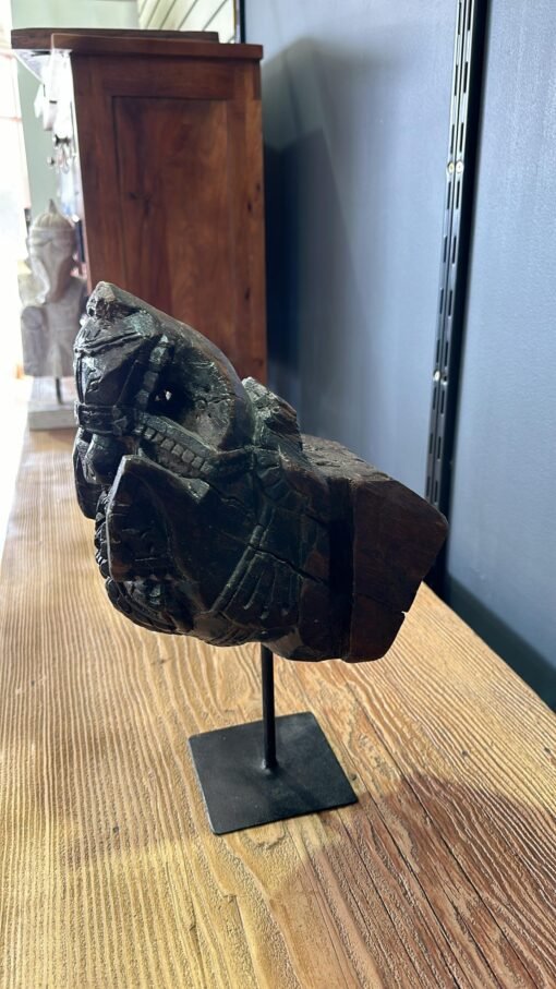 Wooden horse (heavy wood) 21x12x35cm - Image 2