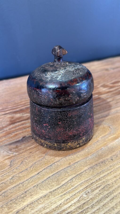 Small antique wooden box 9x11cm - Image 2