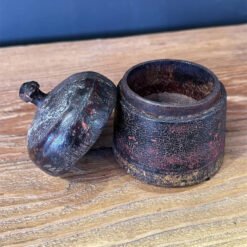 Small antique wooden box 9x11cm