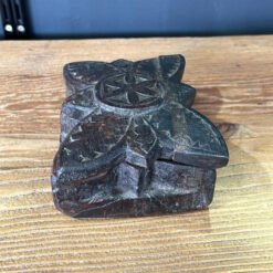 Antique wooden box 12x15x7cm