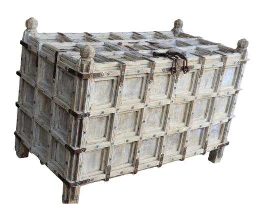 Wooden old pitara box 150x60x100cm