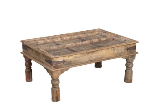 Wooden coffee table 104x69x45cm - Image 2