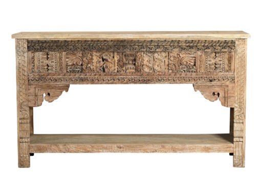 Wooden console table 160x39x92cm
