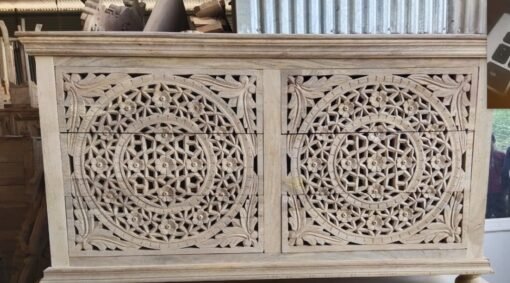 Wooden 6 drawer  chest cabinet 130x40x90cm