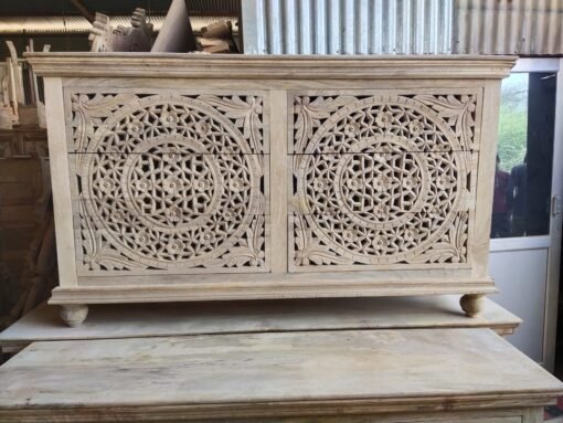 Wooden 6 drawer  chest cabinet 130x40x90cm - Image 2