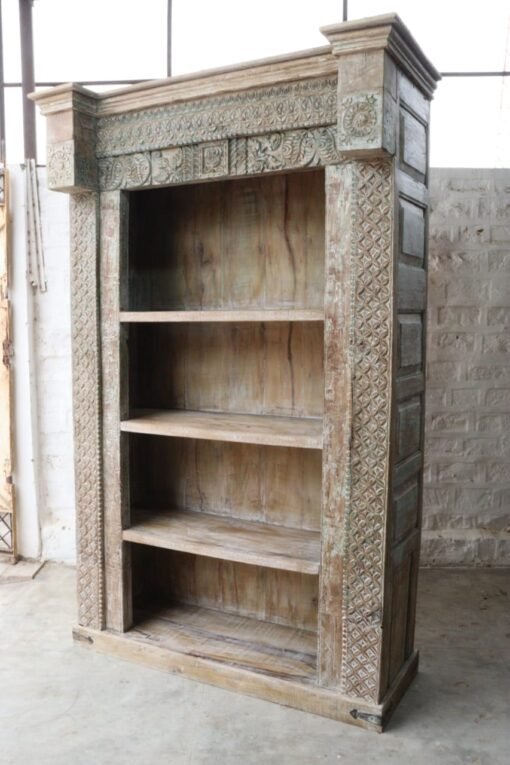 Wooden bookshelf 157x64x249cm - Image 2