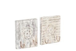 Wd 2 hook panel 14x5x14cm