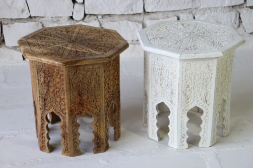 WOODEN COFFEE TABLE 52x52x55cm - Image 3
