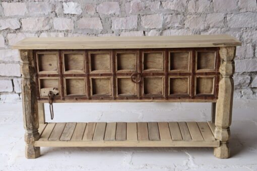 WOODEN CONSOLE TABLE 170x41x95cm - Image 4
