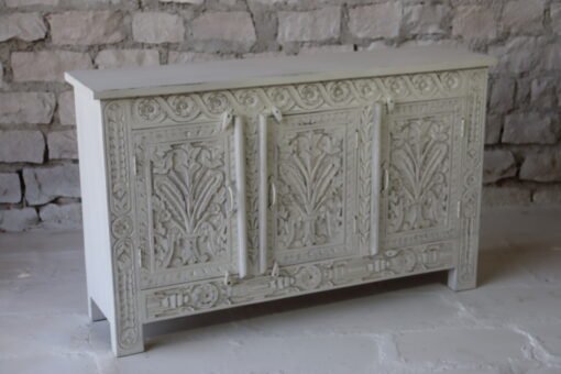 WOODEN 3 DOOR SIDEBOARD 150x40x90cm - Image 3