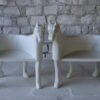 WOODEN HORSE CHAIR 90x70x92cm