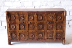 WOODEN CABINET WITH 3 DRAWERS 150x40x90cm