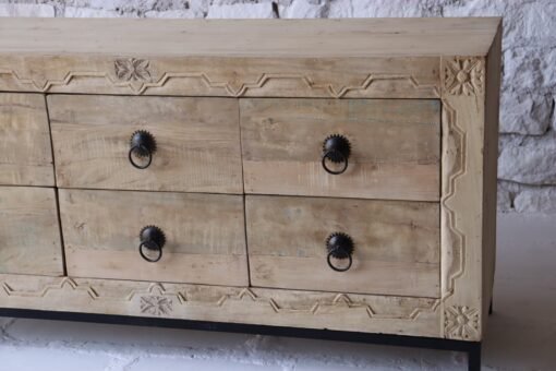 Wooden 4 door sideboard 180x50x90cm - Image 2