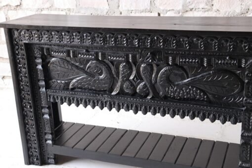 WOODEN CONSOLE TABLE 163x41x95cm - Image 3