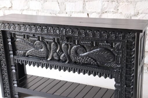 WOODEN CONSOLE TABLE 163x41x95cm - Image 4