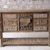 WOODEN CONSOLE TABLE 186x43x110cm