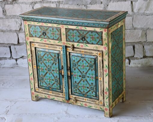 WOODEN 2 DOOR AND 2 DRAWER SIDEBOARD 90x40x90cm - Image 6