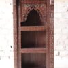 WOODEN BOOKSHELF BROWN 90x45x180cm