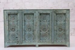 WOODEN 4 DOOR SIDEBOARD 168x47x97cm